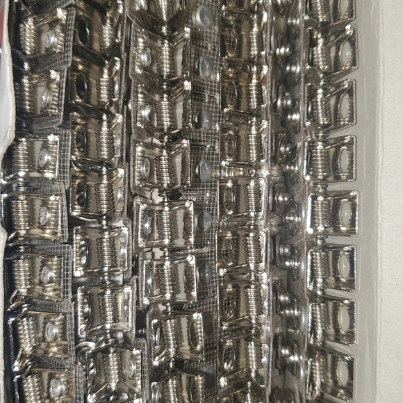 70 piece Plastic Badge Holders Clips Office Name T - Picture 6 of 6